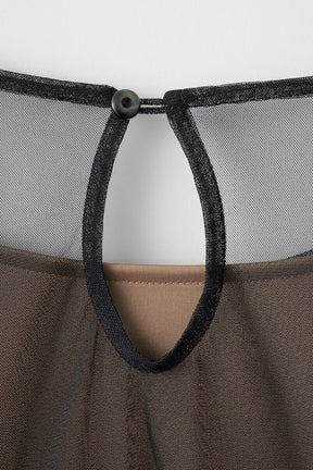 Stem tulle dress (Black)