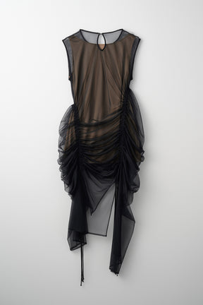 Stem tulle dress (Black)