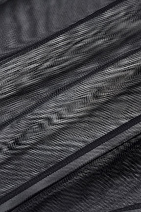 Stem tulle dress (Black)