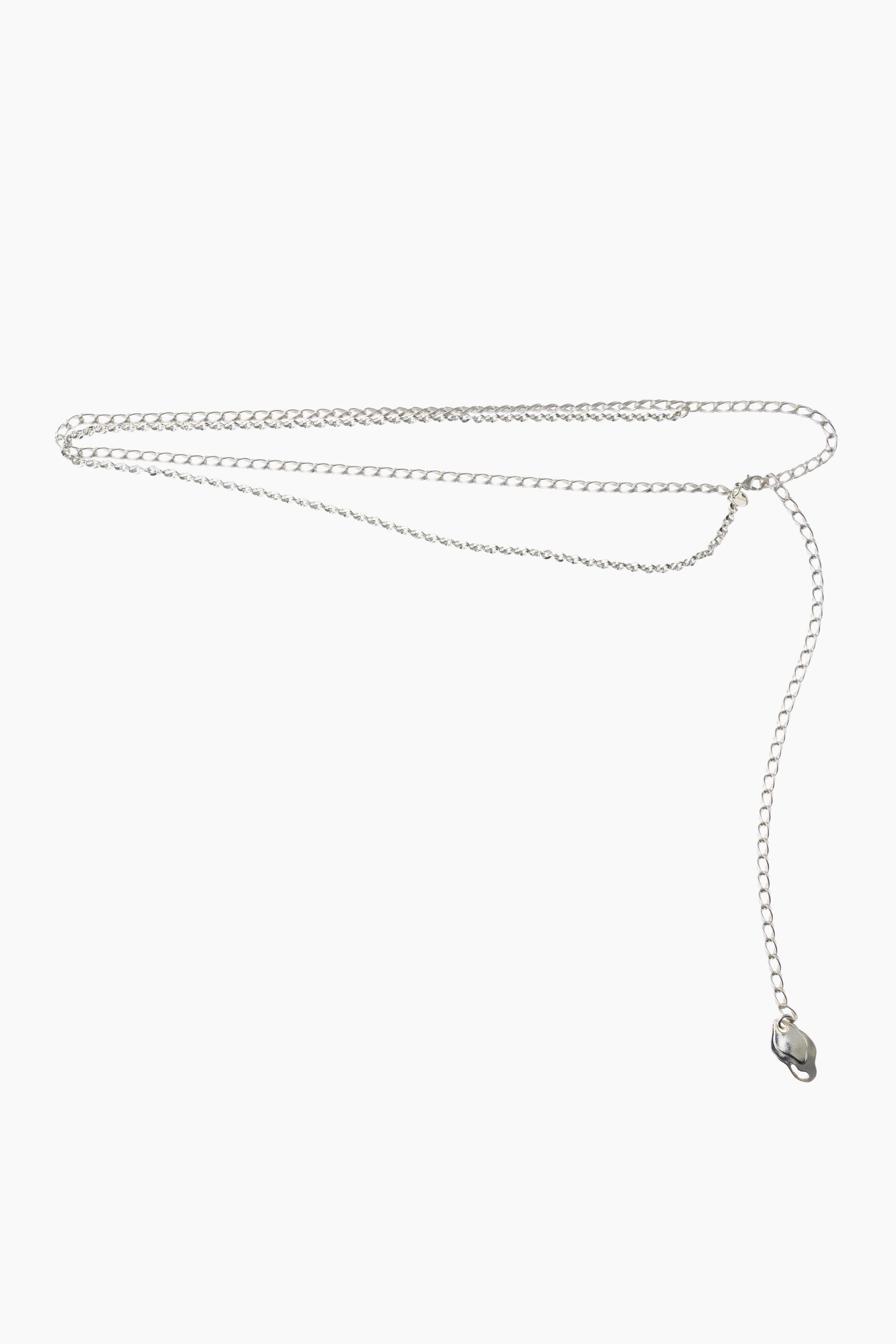 Petal chain belt (Silver)