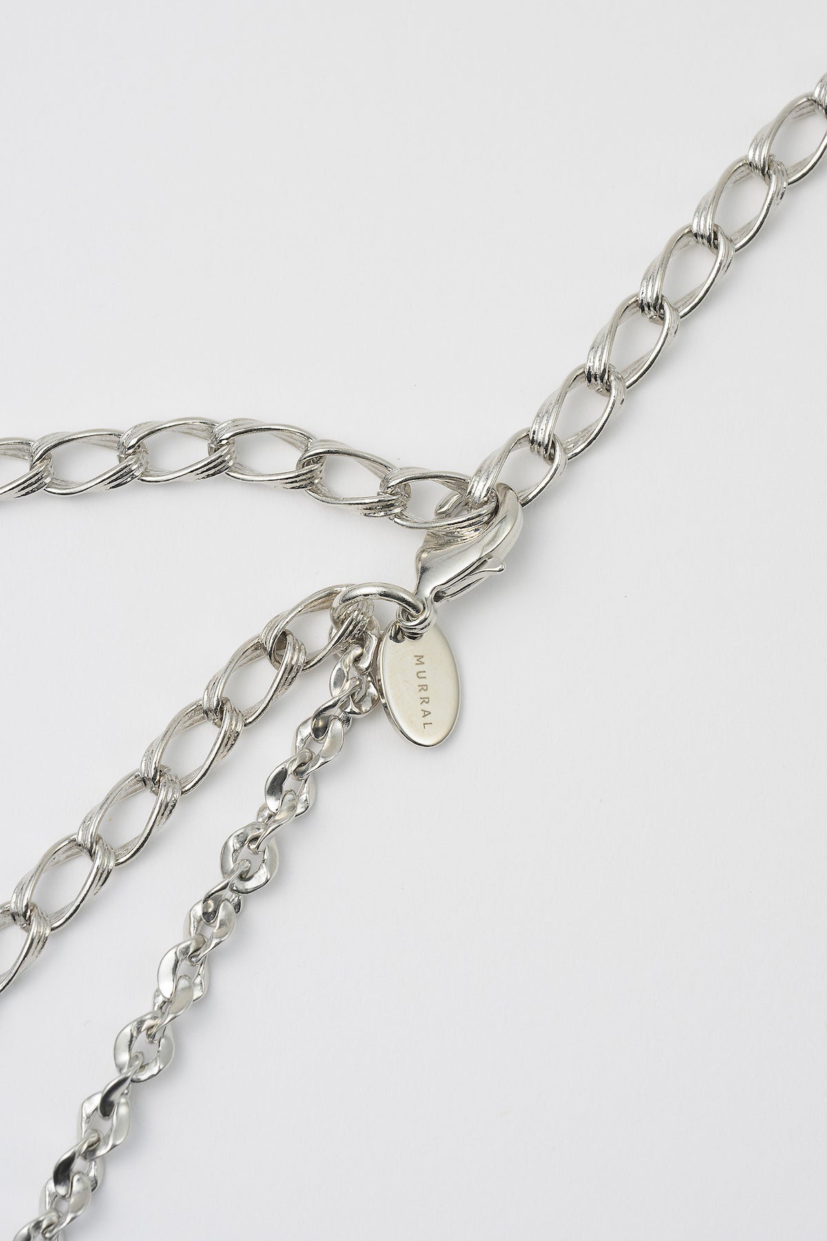 Petal chain belt (Silver)