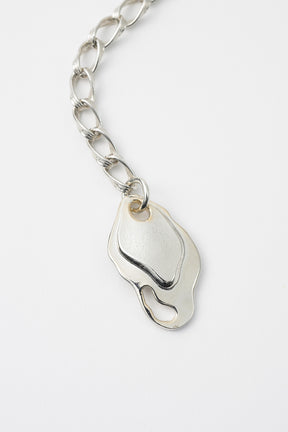 Petal chain belt (Silver)