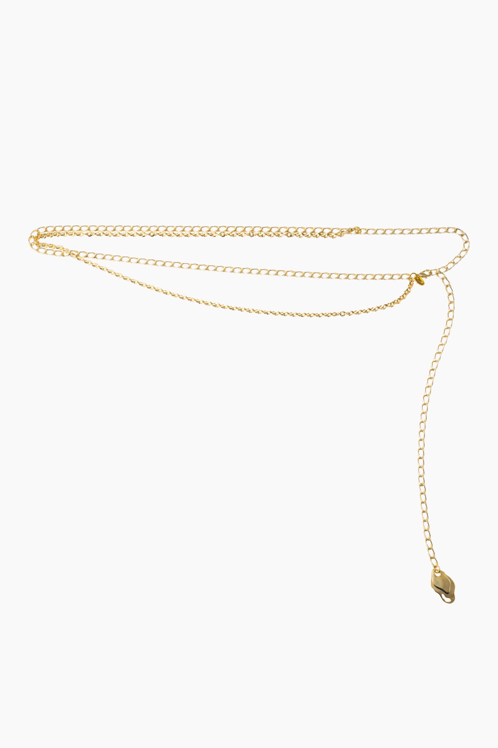 Petal chain belt (Gold)