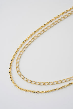 Petal chain belt (Gold)