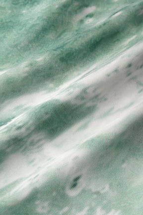 Water mirror print tops (Green)