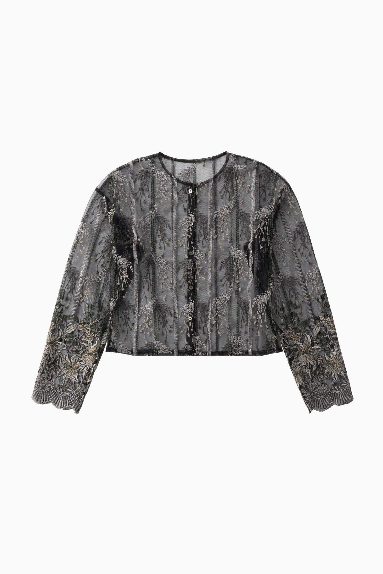 Classic lace cardigan (Black)