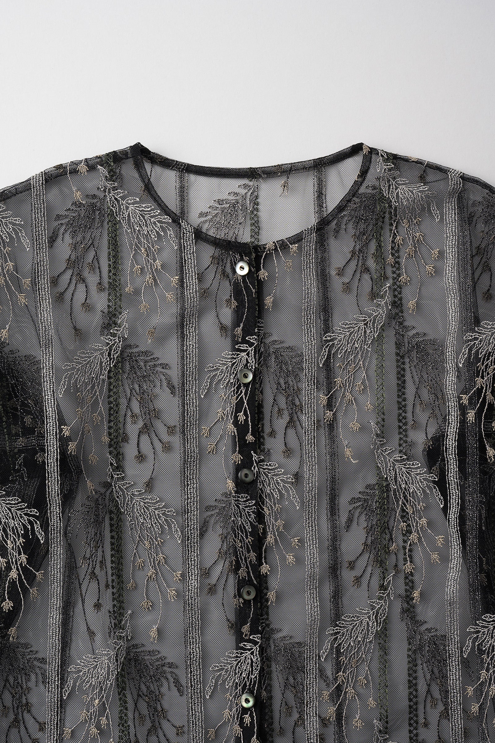 Classic lace cardigan (Black)