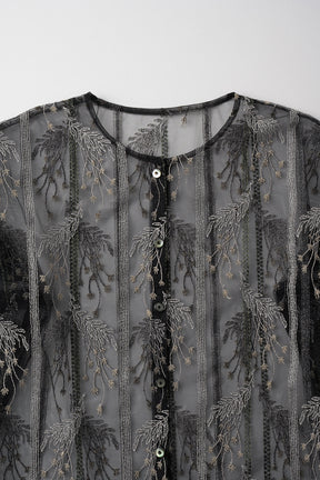 Classic lace cardigan (Black)