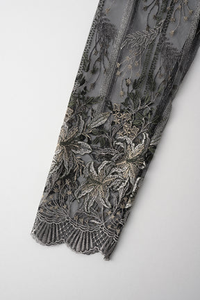 Classic lace cardigan (Black)
