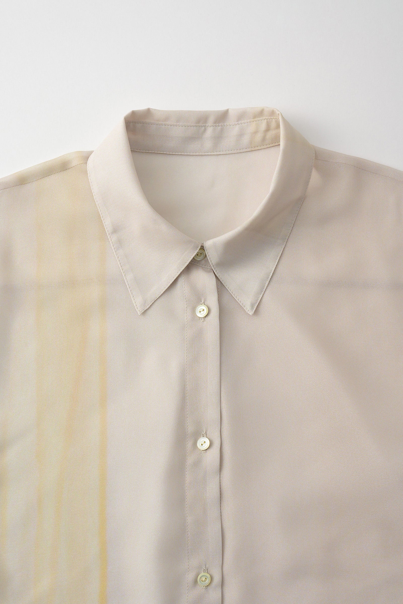 Narcissus print shirt (Ecru)