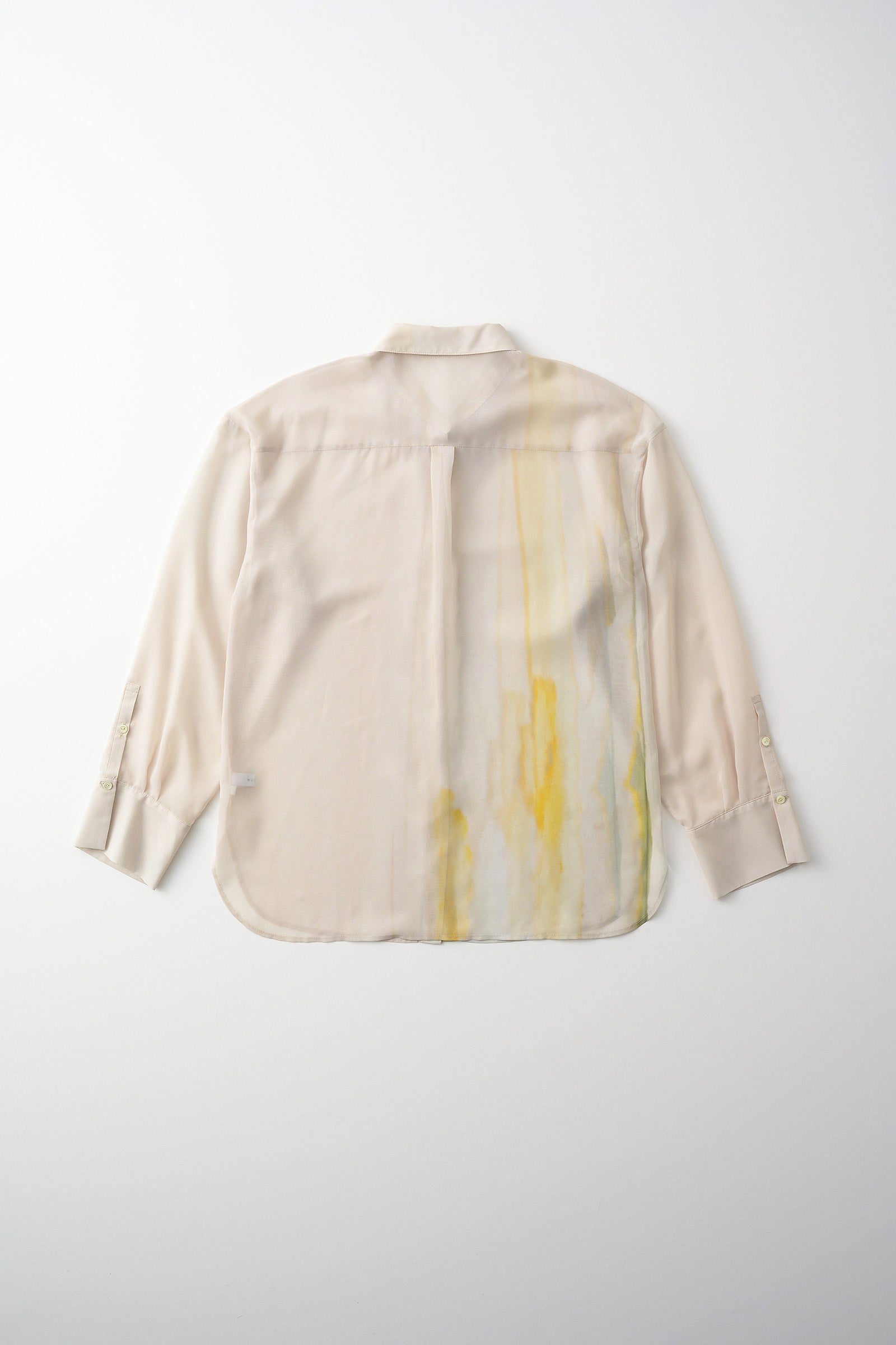 Narcissus print shirt (Ecru)
