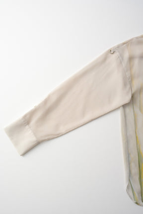 Narcissus print shirt (Ecru)