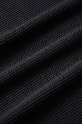 Scallop embroidered tops (Black)