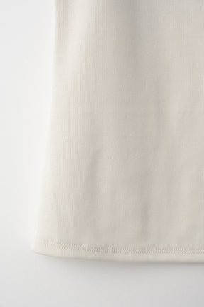 Lace up embroidered tank (Ivory)