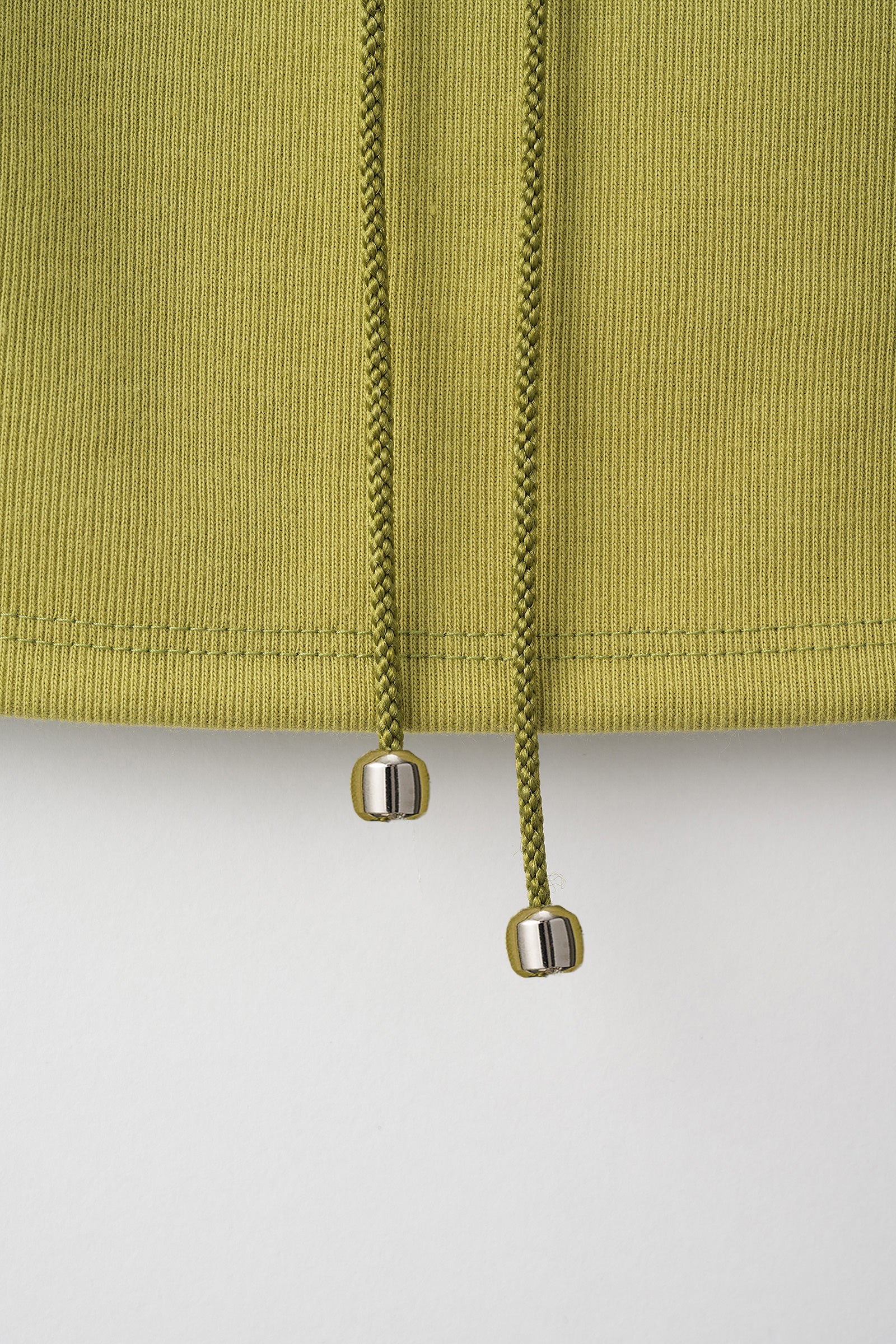 Lace up embroidered tank (Yellow green)