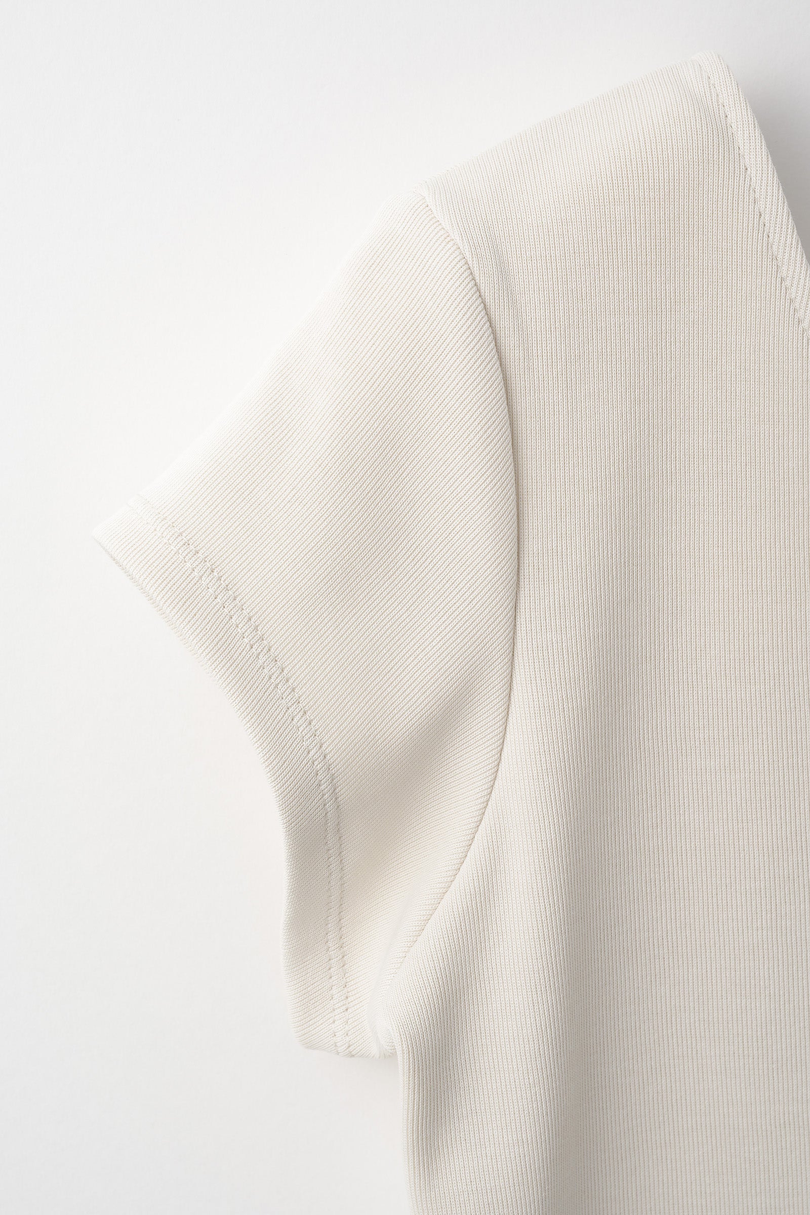 Lace up embroidered tops (Ivory)
