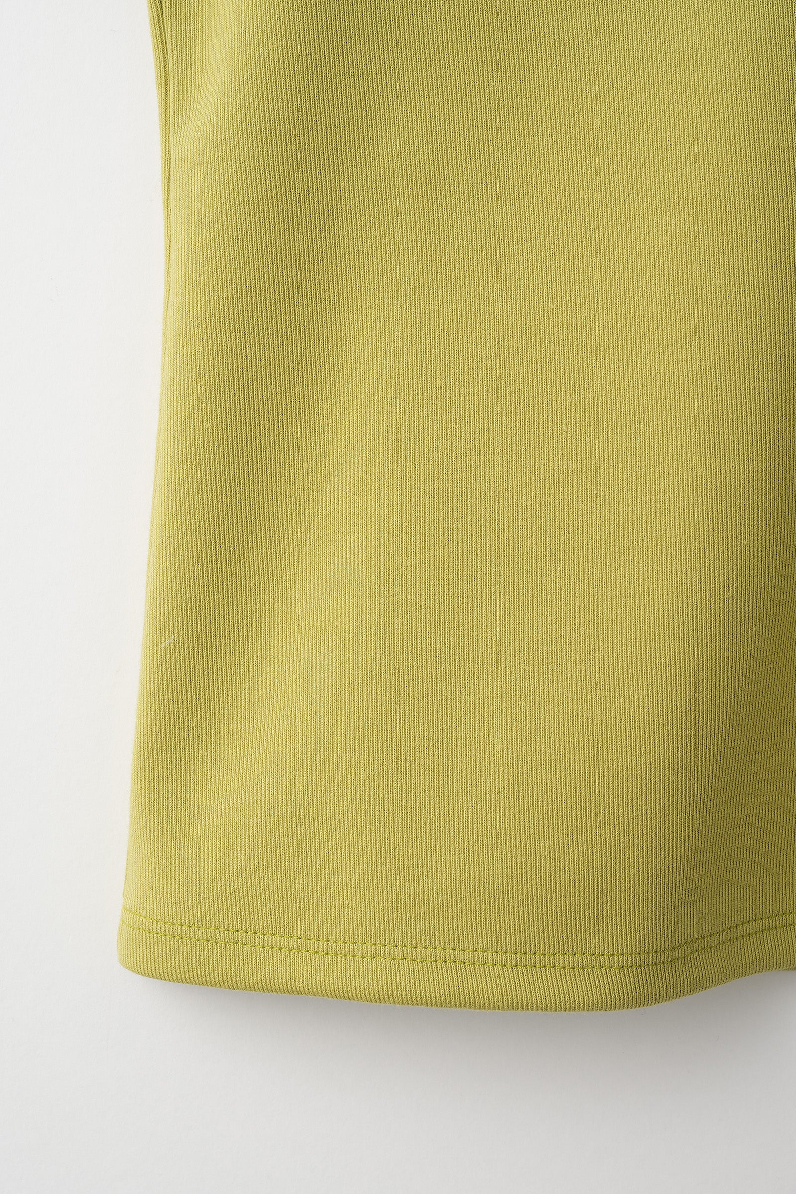 Lace up embroidered tops (Yellow green)