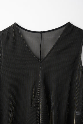Fluid glimmer asymmetric tank (Black)