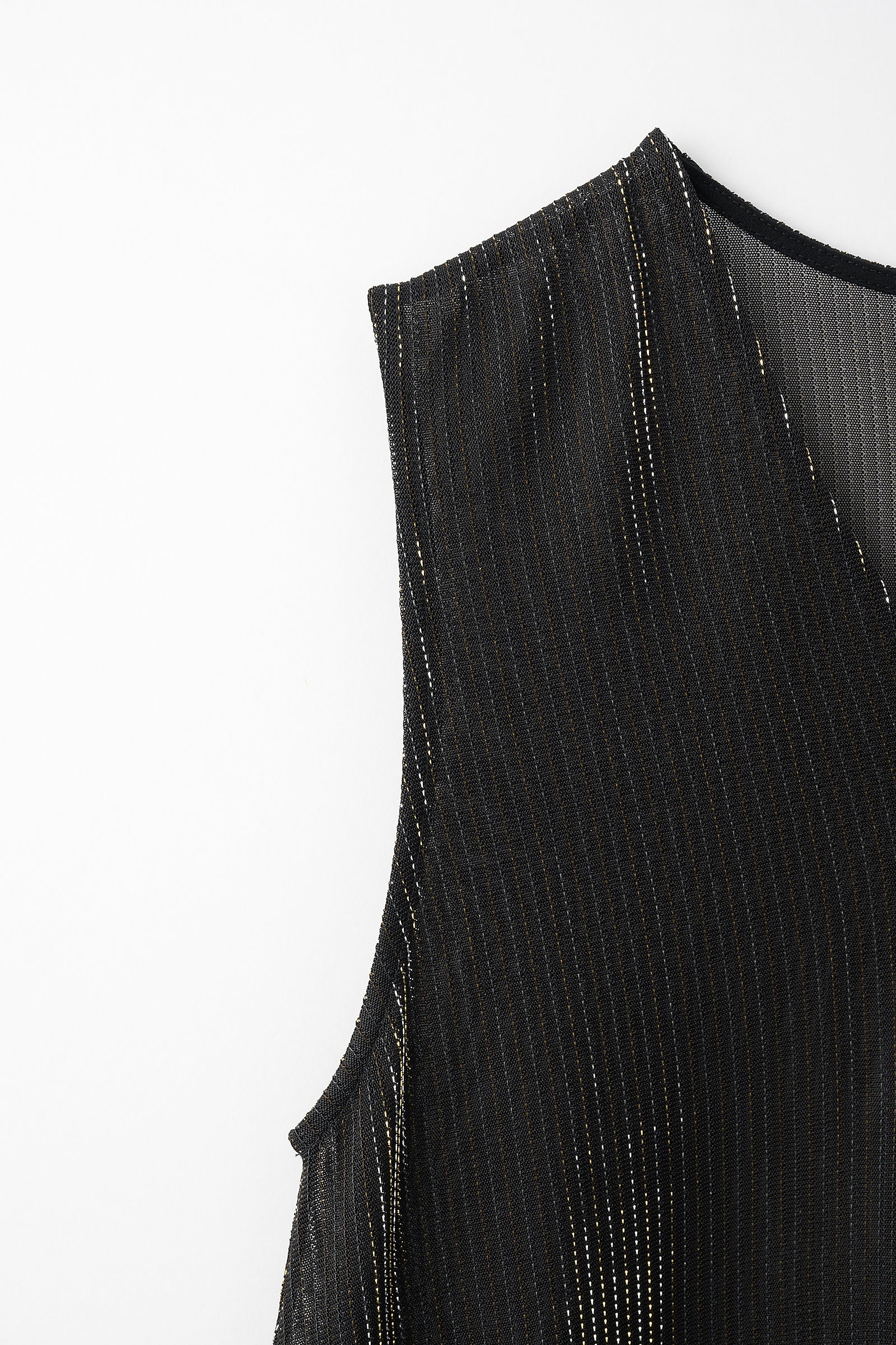 Fluid glimmer asymmetric tank (Black)