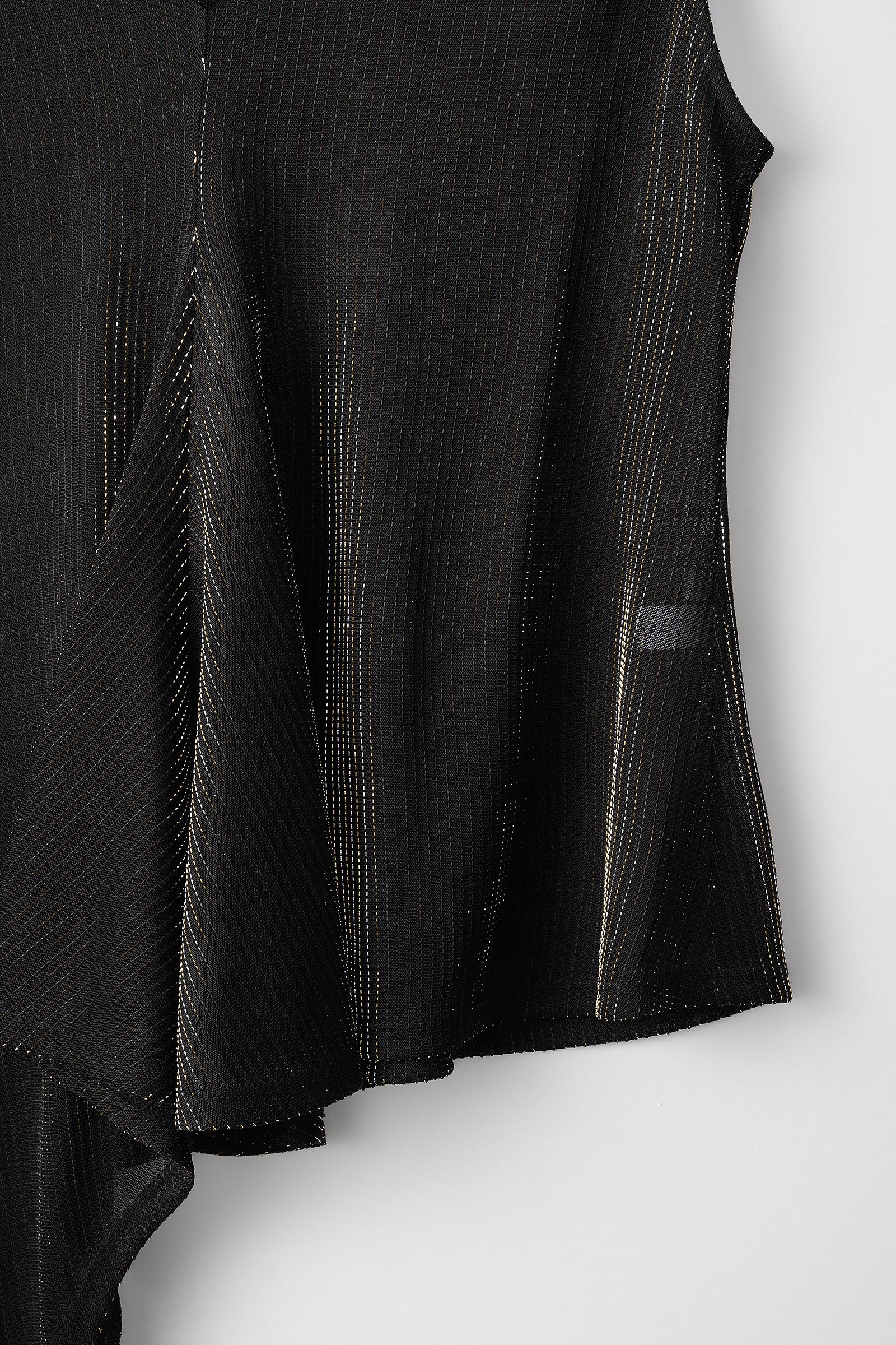 Fluid glimmer asymmetric tank (Black)