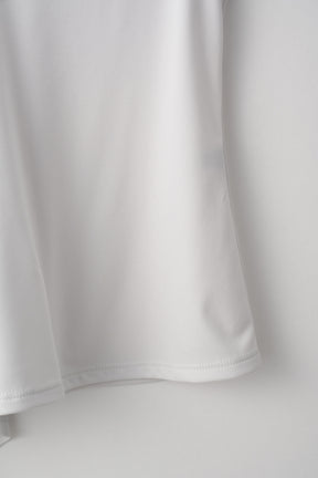 Draped asymmetric tank (Ice gray)