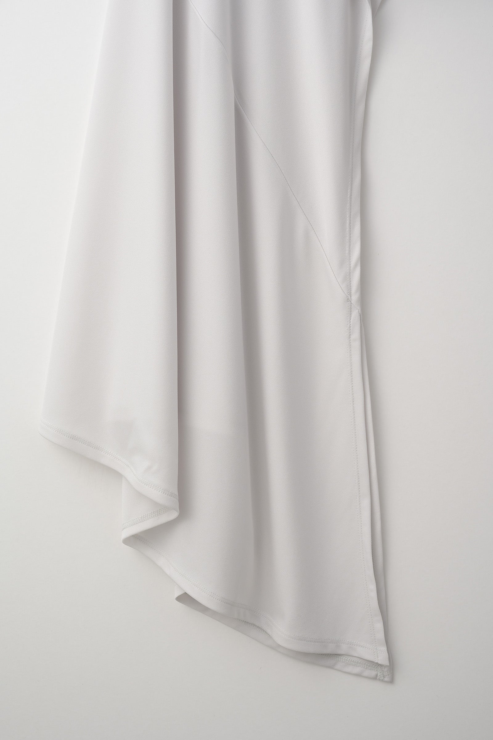 Draped asymmetric tank (Ice gray)