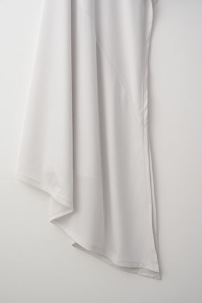 Draped asymmetric tank (Ice gray)