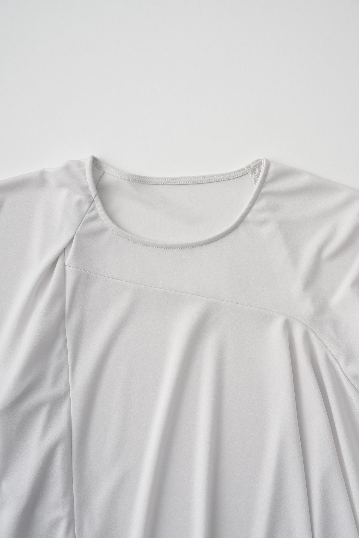 Draped asymmetric tops (Ice gray)
