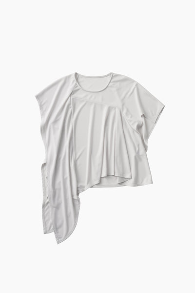 Draped asymmetric tops (Ice gray)