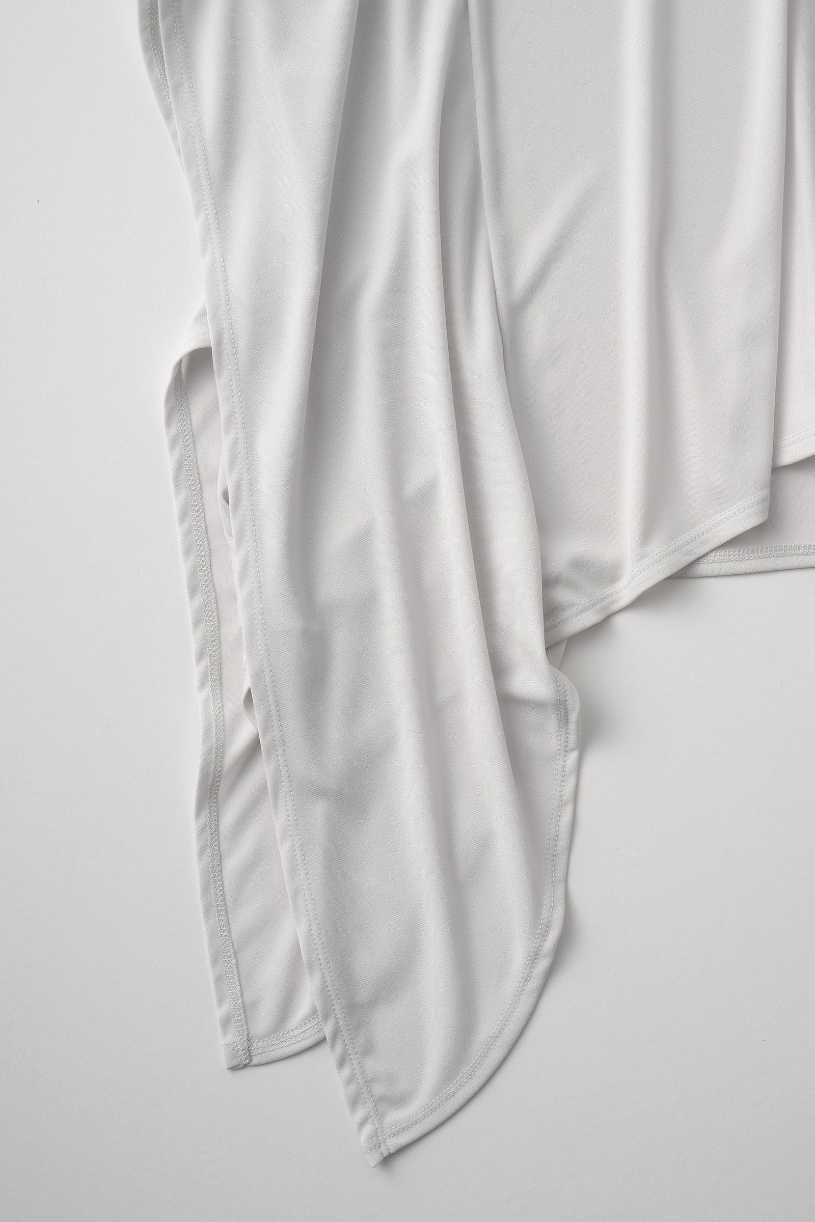 Draped asymmetric tops (Ice gray)
