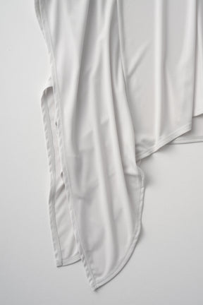 Draped asymmetric tops (Ice gray)