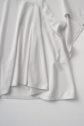 Draped asymmetric tops (Ice gray)