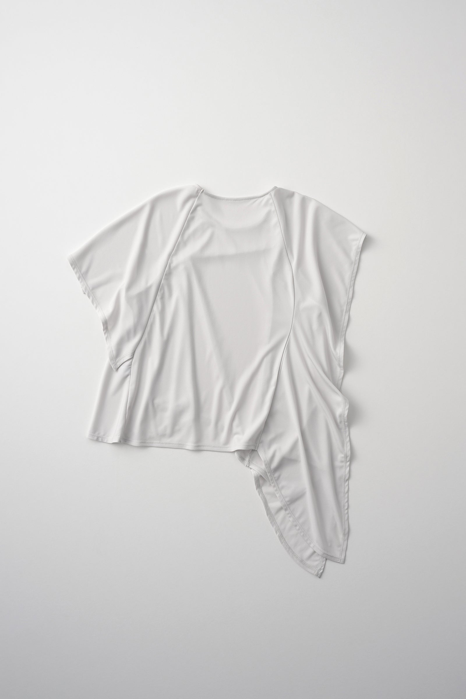 Draped asymmetric tops (Ice gray)