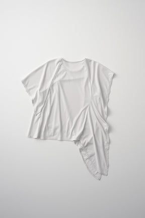 Draped asymmetric tops (Ice gray)