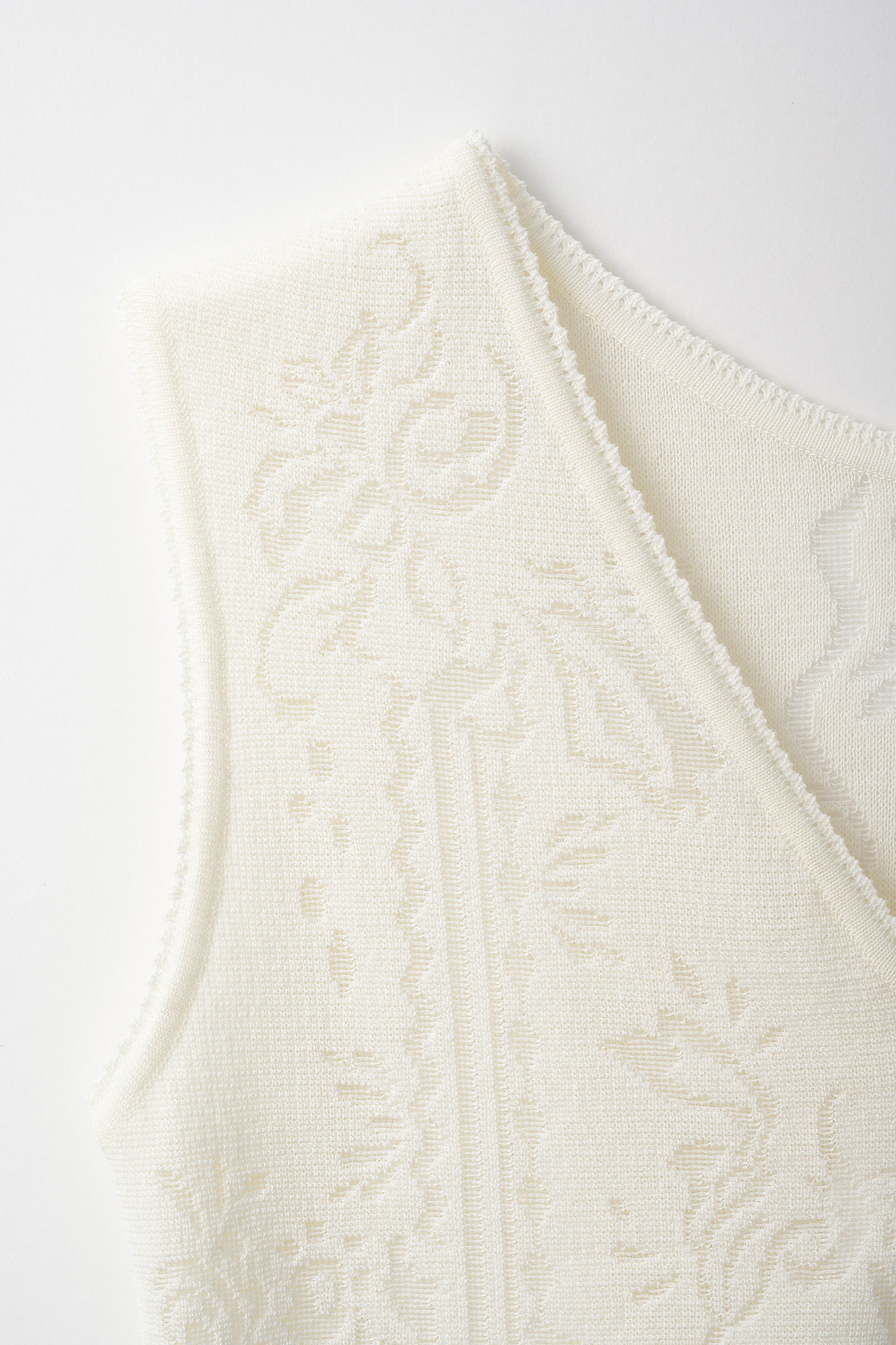 Mirror knit tank (White)