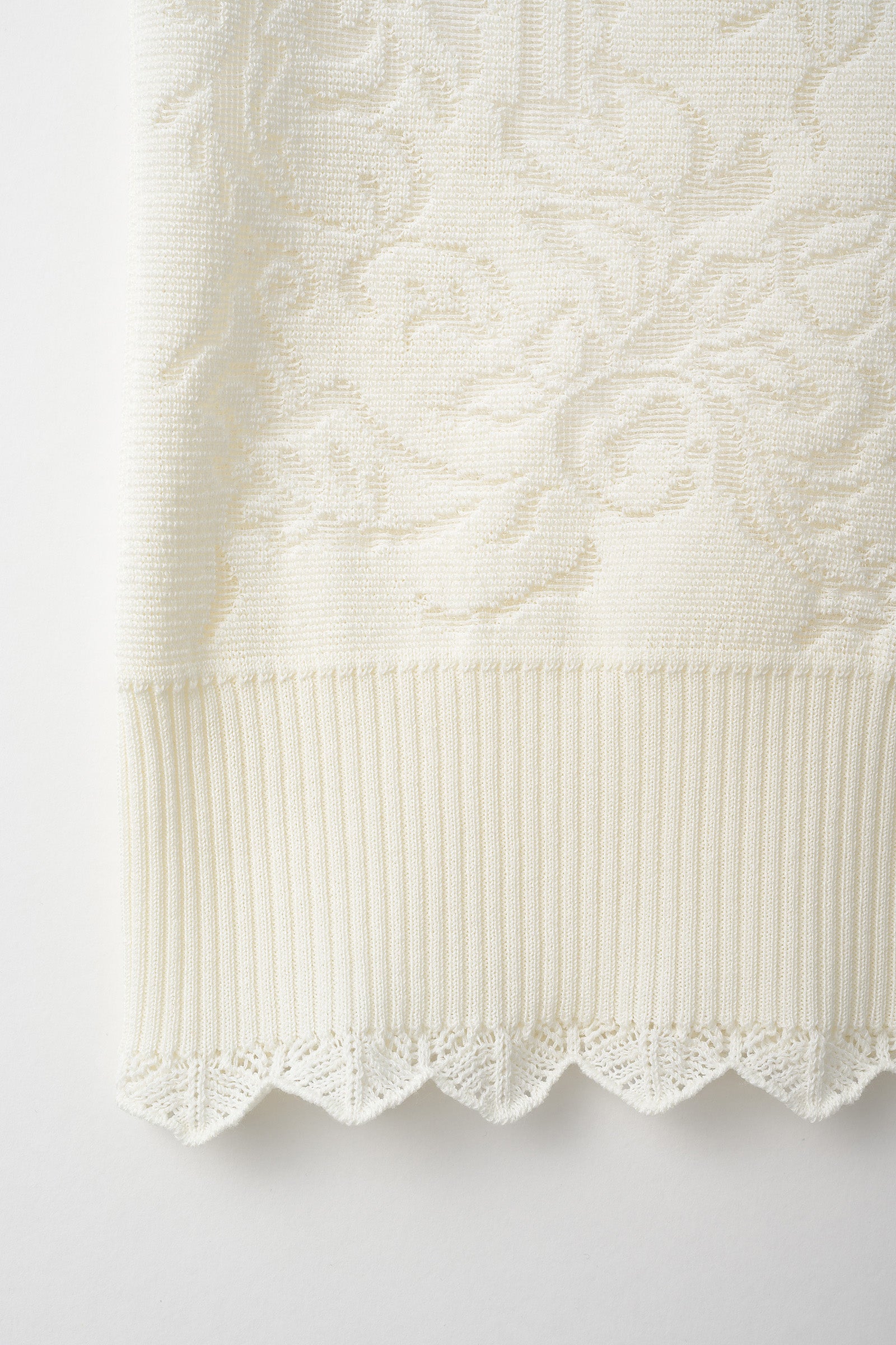 Mirror knit tank (White)