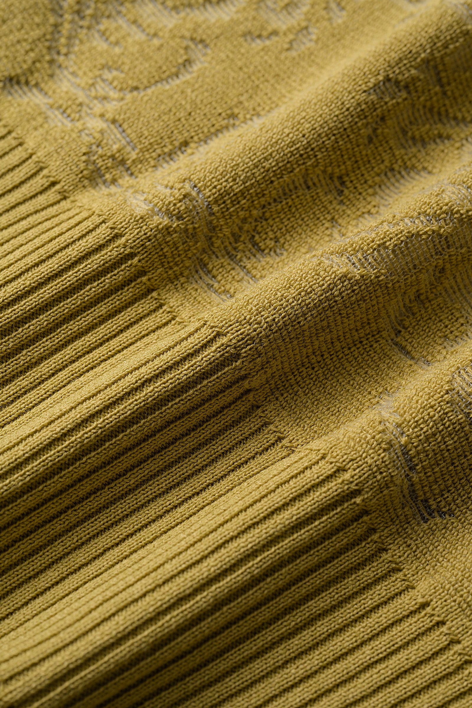 Mirror knit tank (Yellow green)