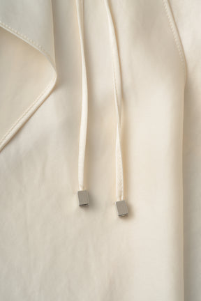 Cascade satin camisole tops (Ivory)