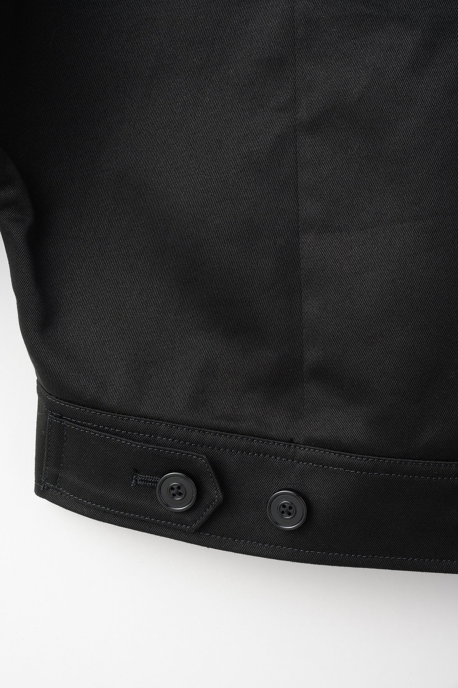 Relief embroidered chino jacket (Black)