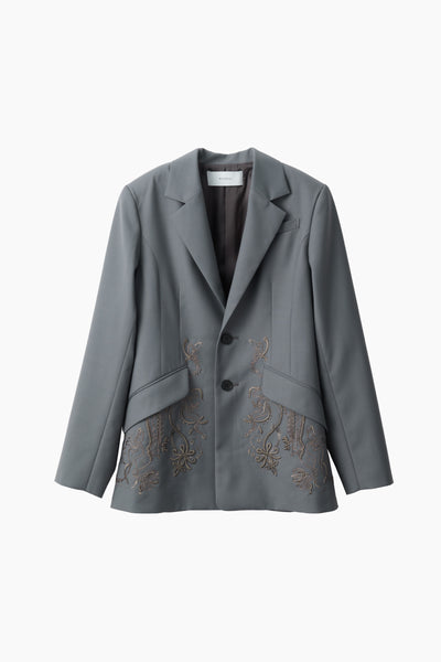 Surfacing embroidered jacket (Gray)