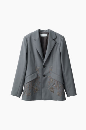 Surfacing embroidered jacket (Gray)