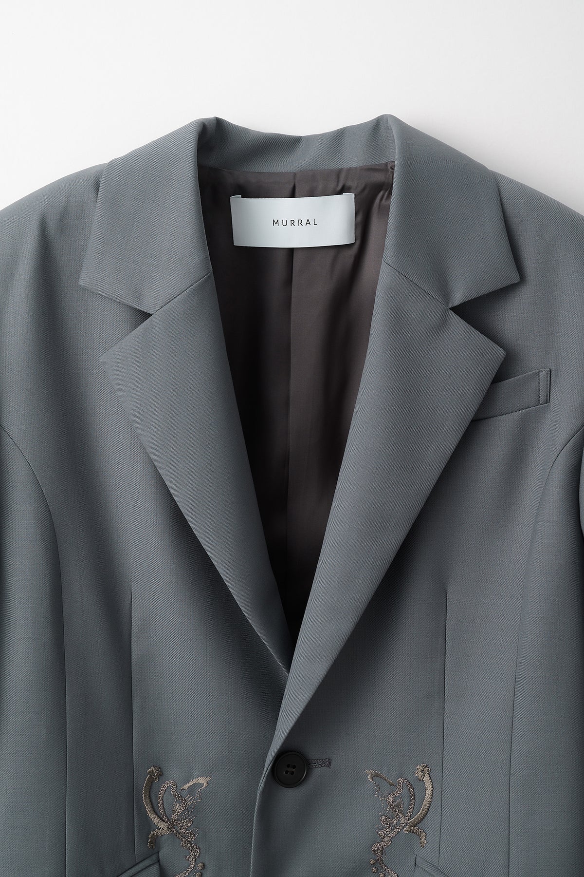 Surfacing embroidered jacket (Gray)