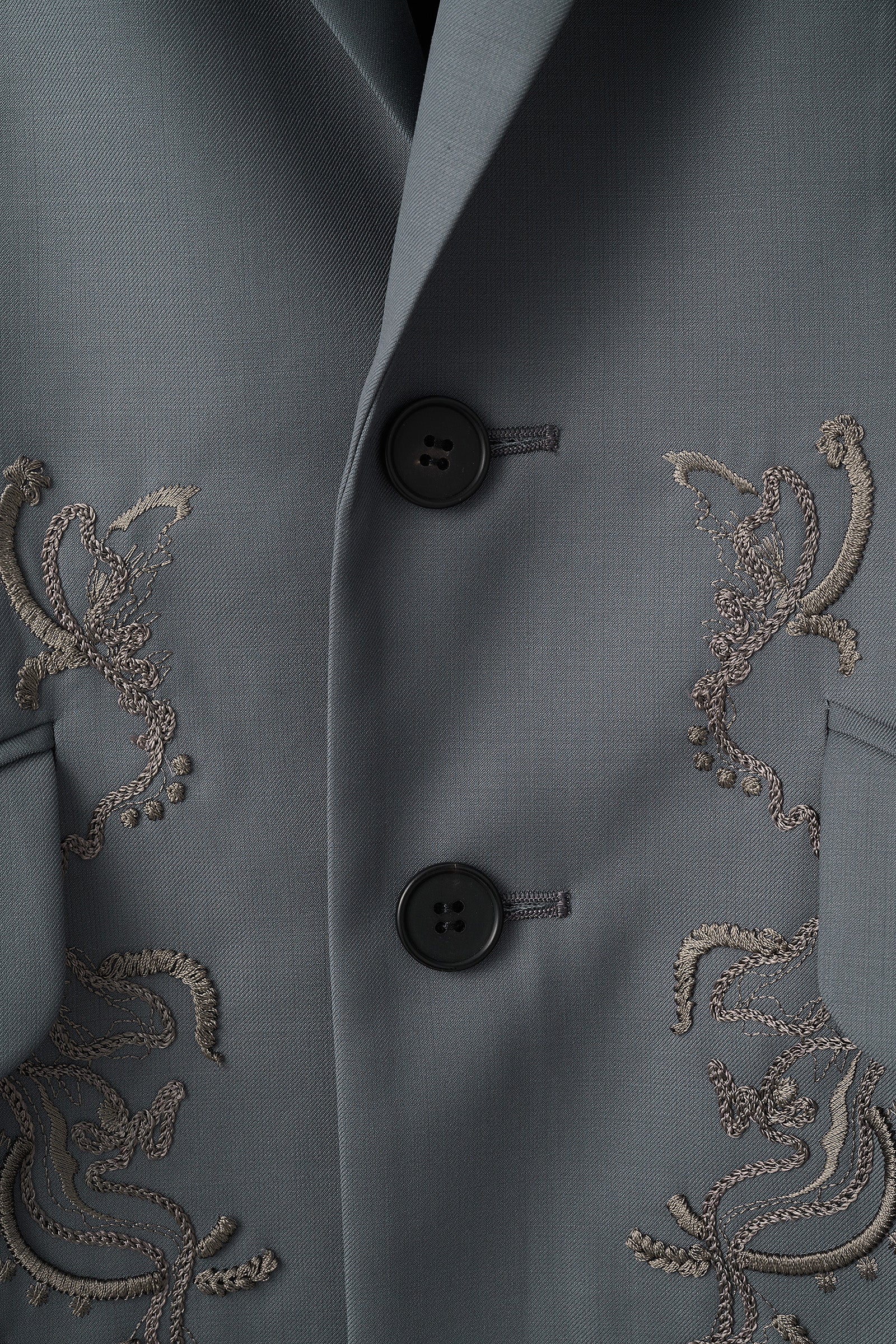 Surfacing embroidered jacket (Gray)