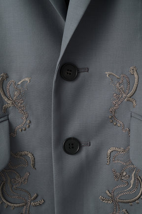 Surfacing embroidered jacket (Gray)