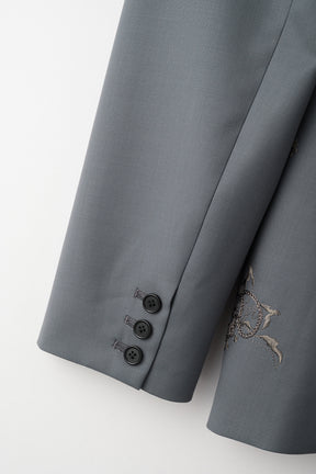 Surfacing embroidered jacket (Gray)