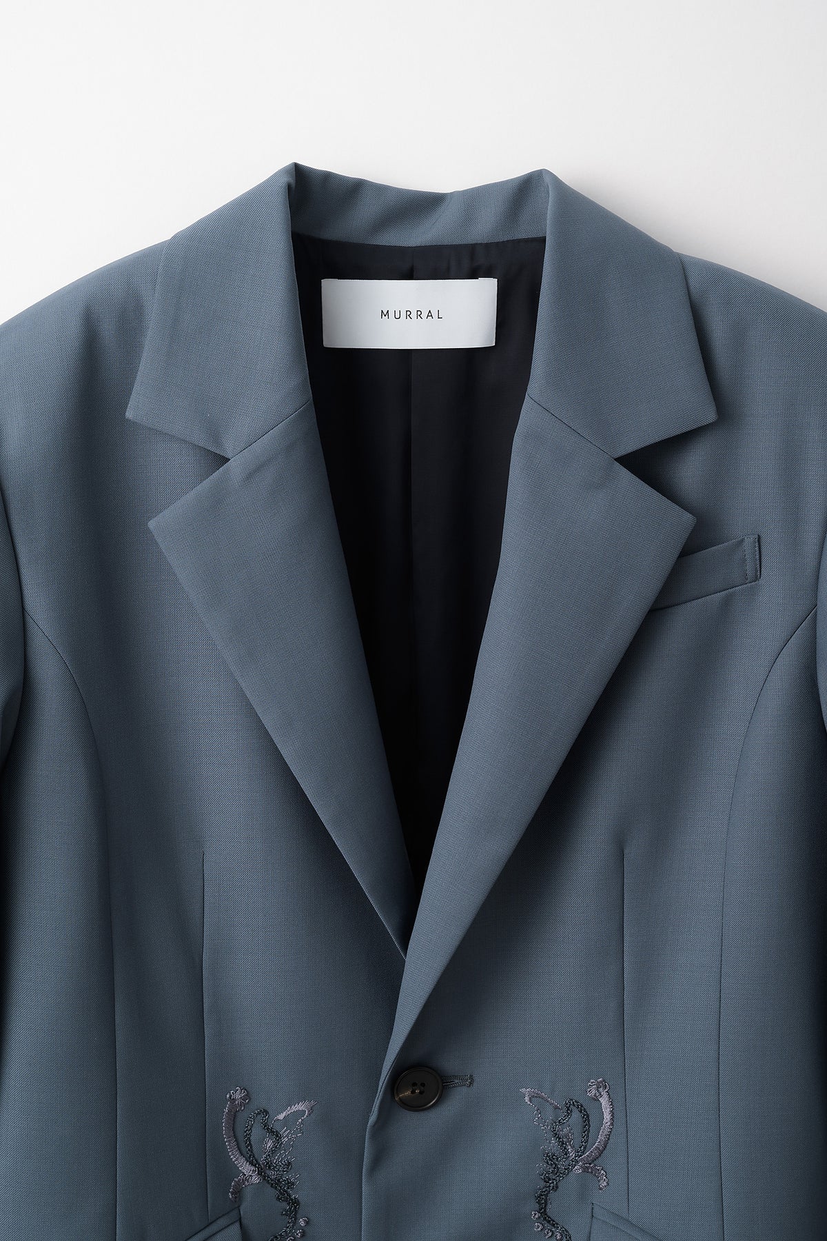 Surfacing embroidered jacket (Blue)