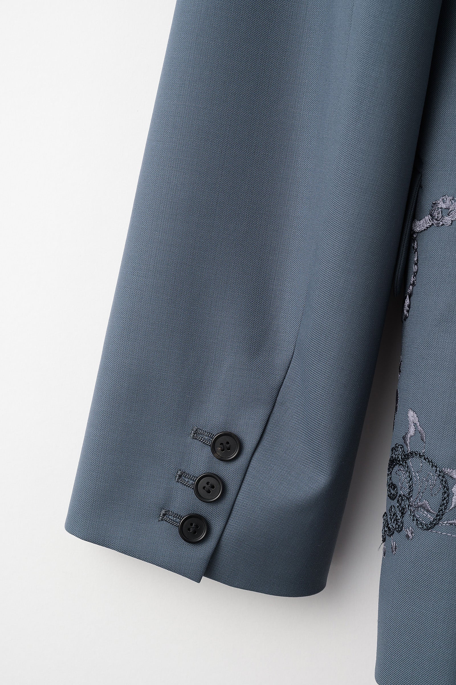 Surfacing embroidered jacket (Blue)