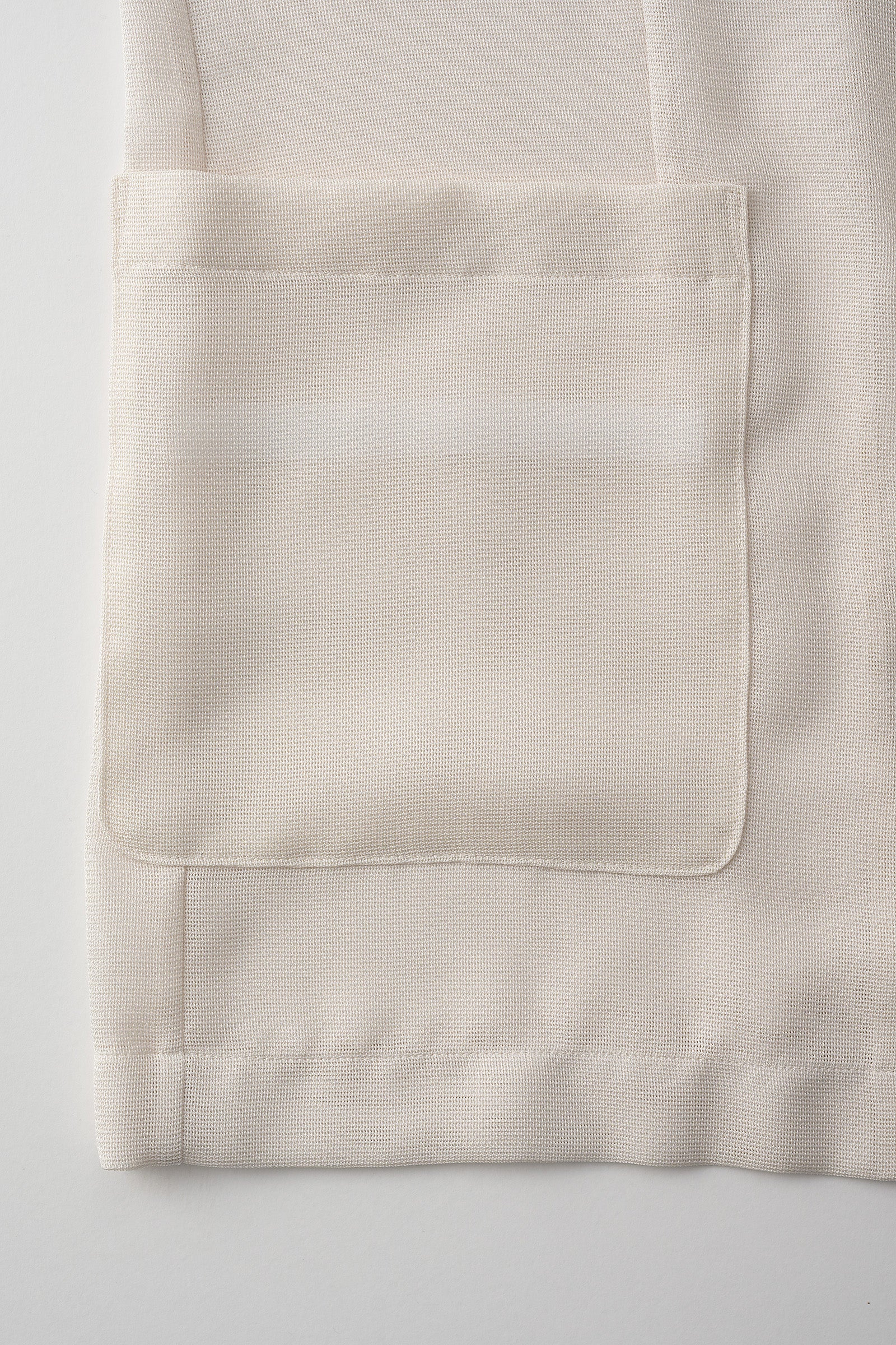 Loop embroidered mesh jacket (Ivory)
