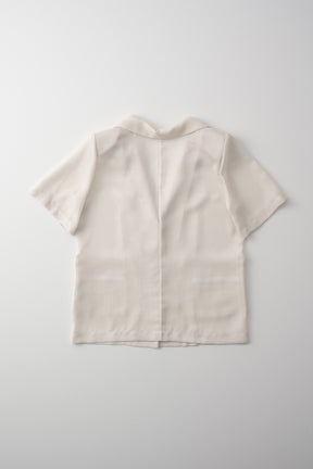 Loop embroidered mesh jacket (Ivory)