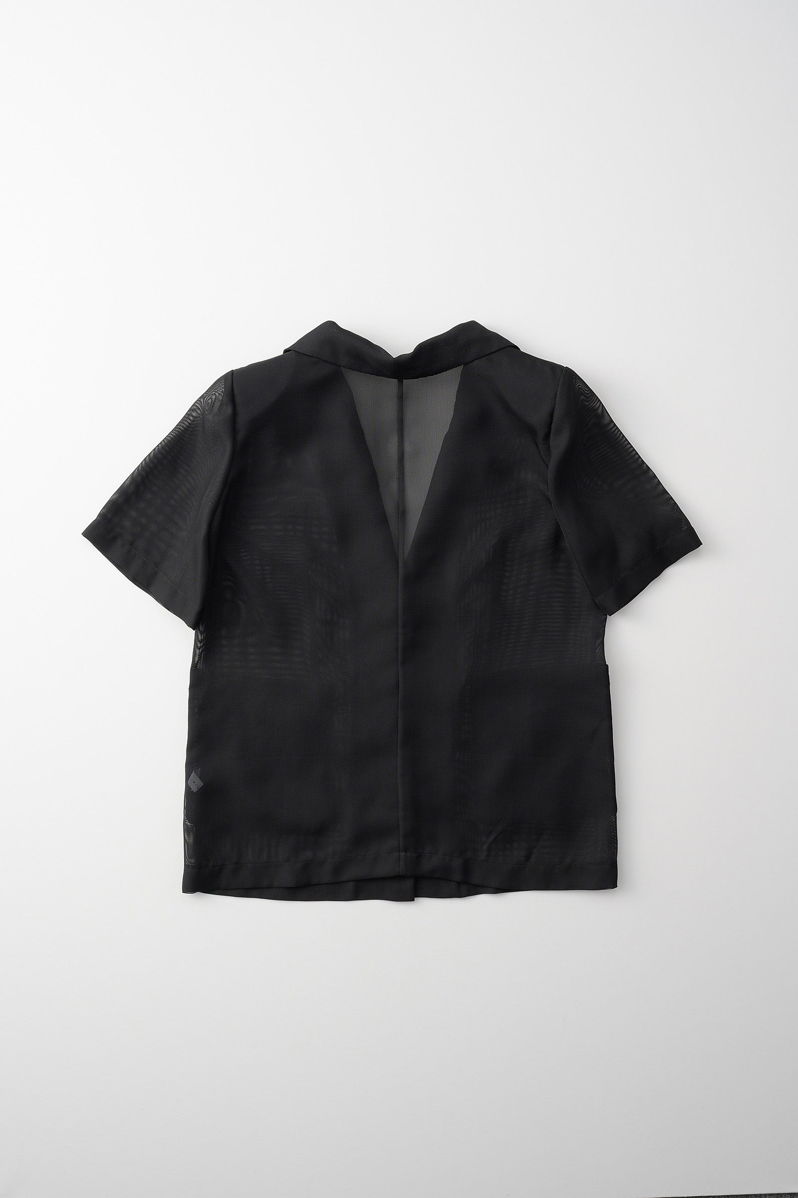Loop embroidered mesh jacket (Black)